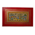 Palm Leaf Handmade Painting of Tribal Warli Village Life
