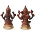 Brass Laxmi Ganesh Pair Idol 1.2kg