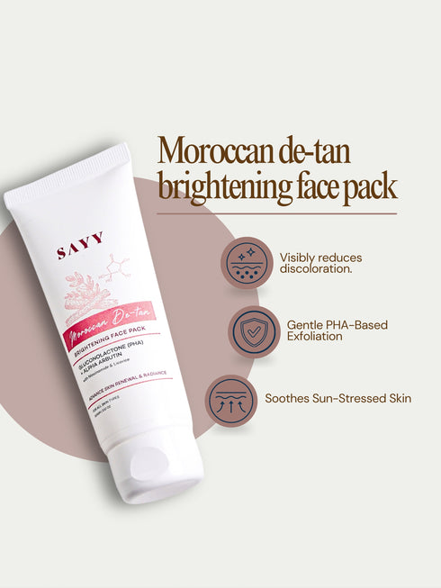 SAYY Moroccan De-Tan Brightening Face Pack