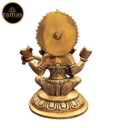 Tamas Brass Saraswati Statue | Free Luxury Gift box