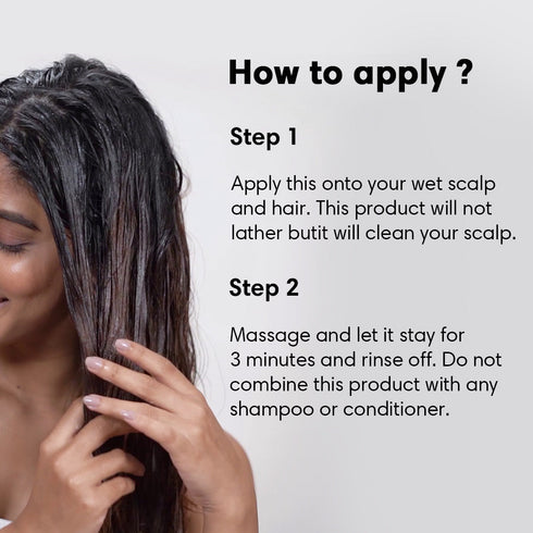 Theearthcollective in Co Wash 500ml Refill Pack Conditioner Only Wash For Dry Frizzy & Curly Hair