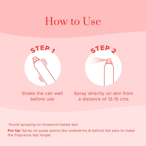PureSense Love British Rose Body Spray | From the makers of Parachute Advansed