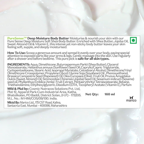 PureSense Deep Moisture Body Butter | From the makers of Parachute Advansed