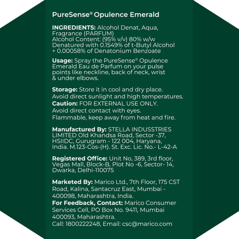 PureSense Opulence Emerald Perfume