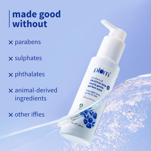 Plum 1% Salicylic Acid Clearly Gentle Gel Face Wash