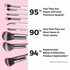Praush 9 Pcs Professional Makeup Brush Set (Face + Eye)