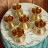 Tamas Brass Matki Shape Glasses Set