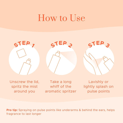 PureSense Mischief Orange Blossom Body Mist | From the makers of Parachute Advansed