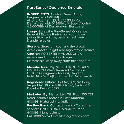 PureSense Opulence Emerald Perfume