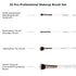 Praush 23 pcs Pro Makeup Brush Set