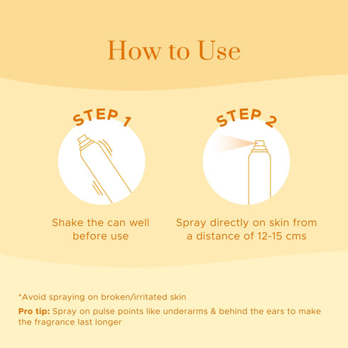 PureSense Desire Madagascar Vanilla Body Spray | Sulphate & Paraben Free | Safe For Skin | Unisex