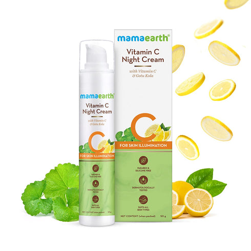 Mamaearth Vitamin C Night Cream For Skin Illumination 50g