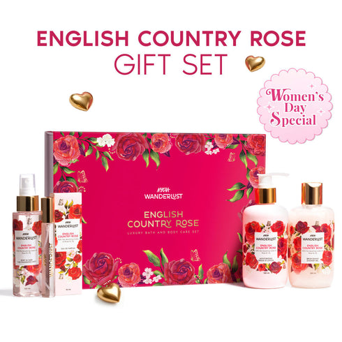 Wanderlust English Country Rose Fragrance Gift Set