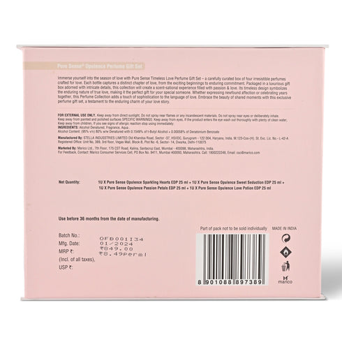 PureSense Mother's Day Premium Perfume Gift Set