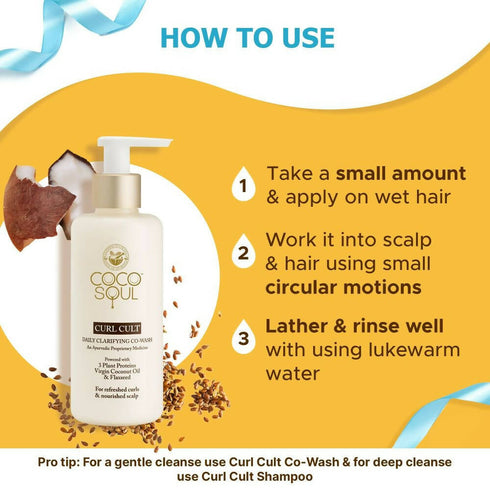 Coco Soul Curl Cult Daily Clarifying Co-Wash