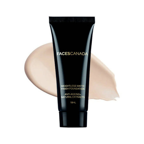 Faces Canada Weightless Matte Finish Foundation-Ivory 01