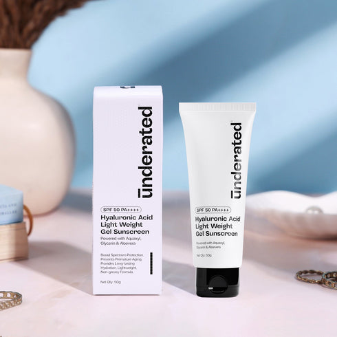 Underated Hyaluronic Acid Lightweight Gel Sunscreen SPF 50 PA++++