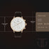 Titan Quartz Multifunction White Dial Leather Strap Watch for Men