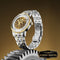 Titan Golden Heart Skeletal Automatic Analog with Silver Dial Dual