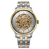 Titan Golden Heart Skeletal Automatic Analog with Silver Dial Dual