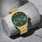 Titan Opulent Green Dial Quartz Multifunction Stainless Steel Strap watch for Men