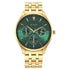 Titan Opulent Green Dial Quartz Multifunction Stainless Steel Strap watch for Men