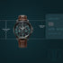 Titan Classic Chrono Blue Dial Quartz Multifunction Leather Strap watch for Men