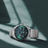 Titan Classique Suave Quartz Green Dial Silver Stainless Steel Mesh Strap Watch