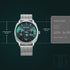 Titan Classique Suave Quartz Green Dial Silver Stainless Steel Mesh Strap Watch
