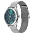 Titan Classique Suave Quartz Green Dial Silver Stainless Steel Mesh Strap Watch
