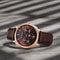 Titan Classique Suave Quartz Brown Dial Brown Leather Strap Watch for Men