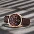 Titan Classique Suave Quartz Brown Dial Brown Leather Strap Watch for Men