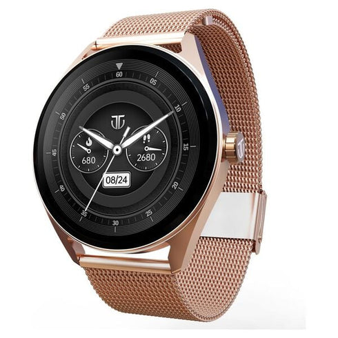 Titan Crest with AMOLED Display and AOD, Functional Crown Smartwatch