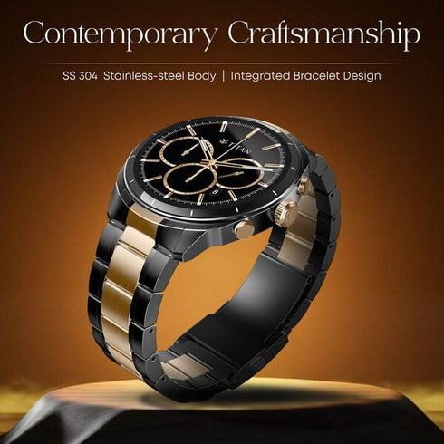 Titan Heritage Premium Smartwatch with All SS Design