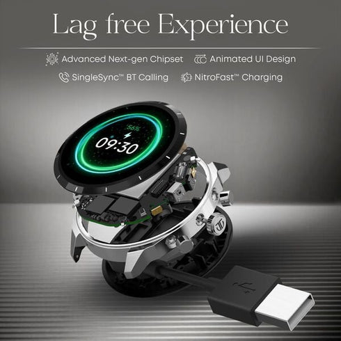 Titan Heritage Premium Smartwatch with All SS Design