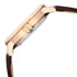 Titan Phoenix Skeletal Automatic Analog with Gun Dial Brown Leather Strap Watch for Men