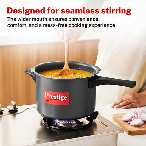 Prestige Popular Svachh Hard Anodised Pressure Cooker 5.0 L