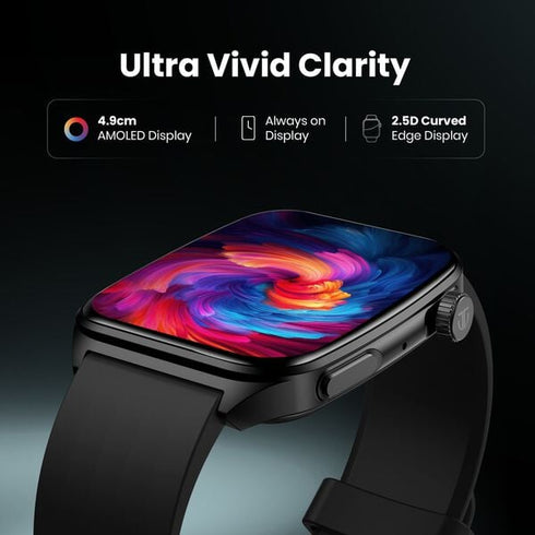 Titan Smart 4.0 Smartwatch AI Voice assistant Smart Hydration