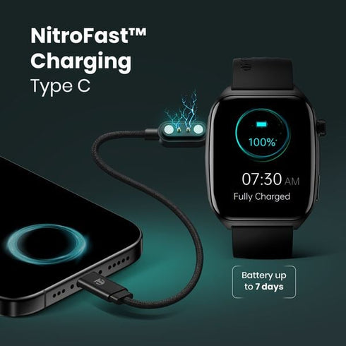 Titan Smart 4.0 Smartwatch AI Voice assistant Smart Hydration