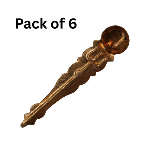 Copper Traditional Panch Patra Spoon Set of 6