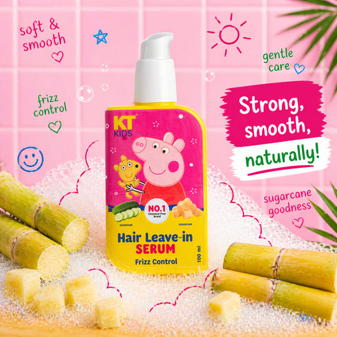 Kt Kids Peppa Pig Hair Leave In Serum
