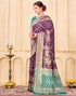 Vasthrlay Womens Weaving Unstitched Light Green Saree