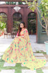 Vasthrlay Georgette Sequence White Ethnic Wear