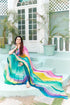 Vasthrlay Georgette Sequence White Ethnic Wear