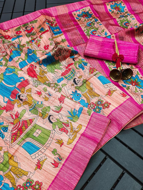 Vasthrlay Kalamkari Madhubani Print