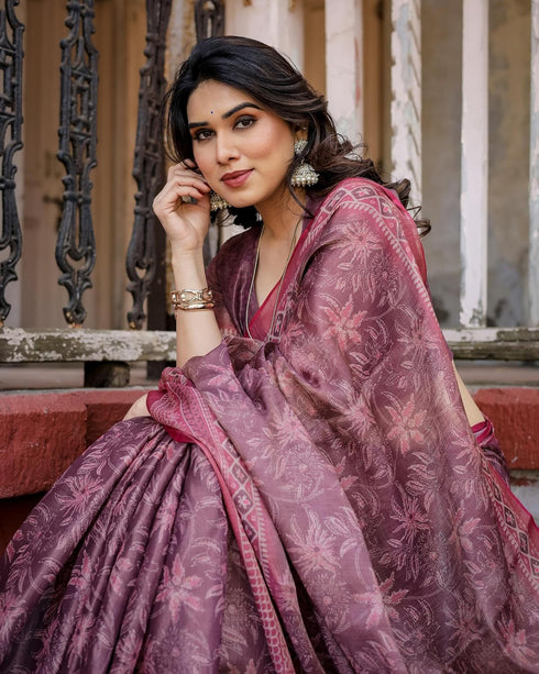 Vasthrlay Cotton Unstitched Blouse Ethnic Wear