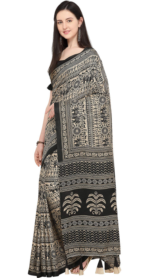 Vasthrlay Beige Saree