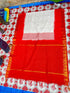Vasthrlay Nr Handloom Bhagalpuri Running Green Orange