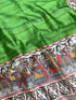 Vasthrlay Tussar Ghicha Traditional Kalamkari Madhubani