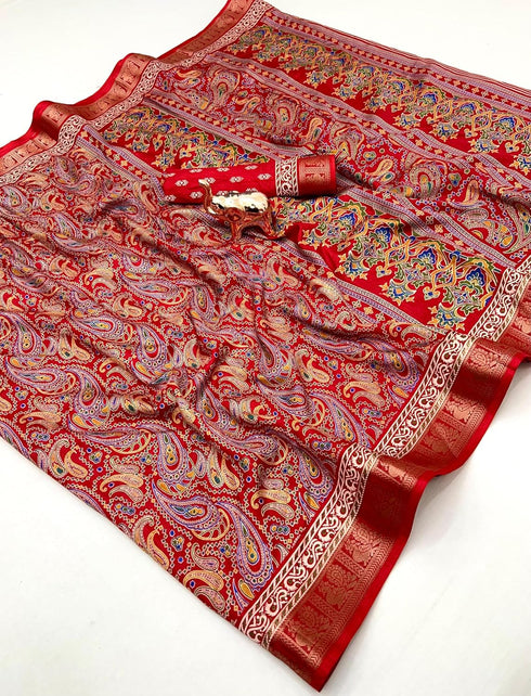 Vasthrlay Kalamkari Saree Print